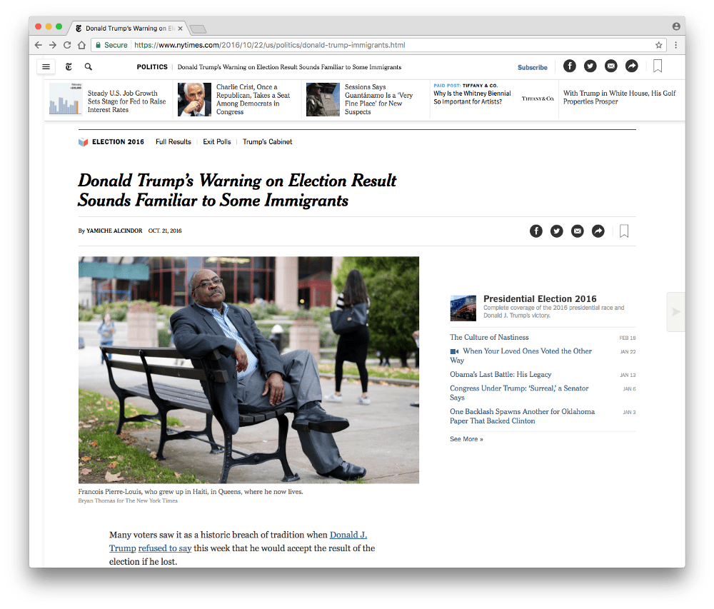 New York Times internship Harrison Liddiard