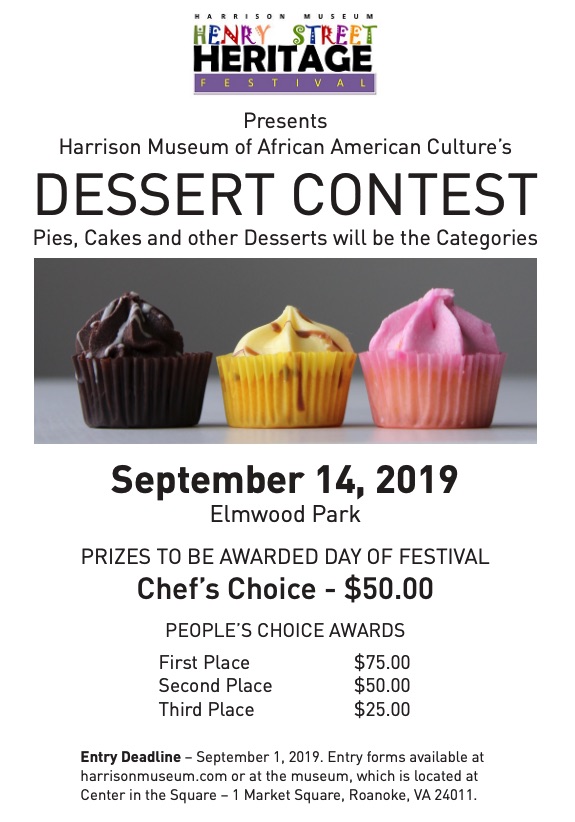 Dessert Bakeoff 2019 Harrison Museum of African American Culture
