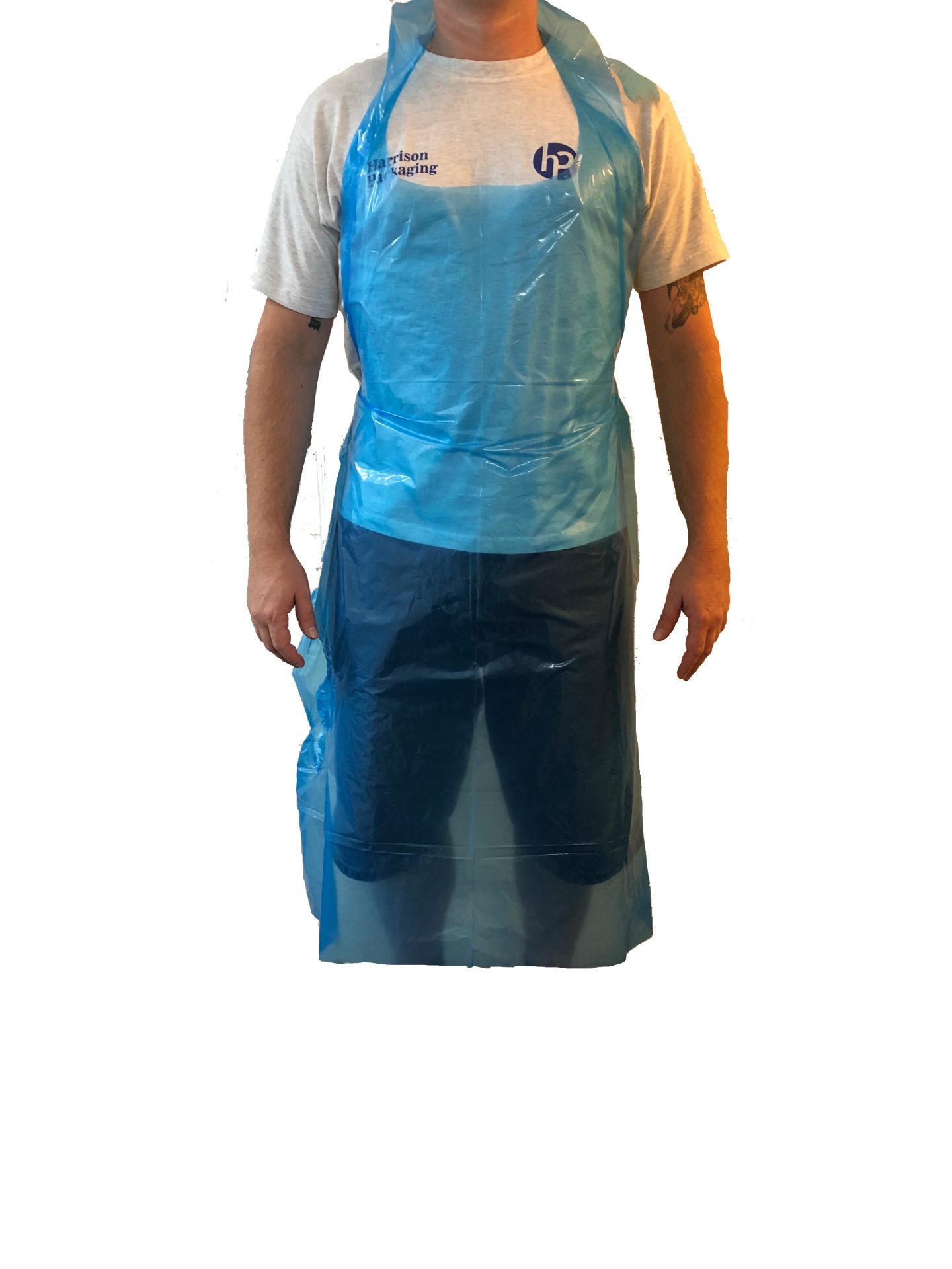 Disposable Aprons BLUE Harrison Packaging