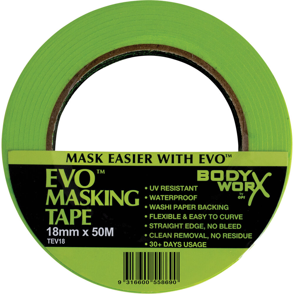 EVO BodyWorx Green Masking Tape Harrison Packaging