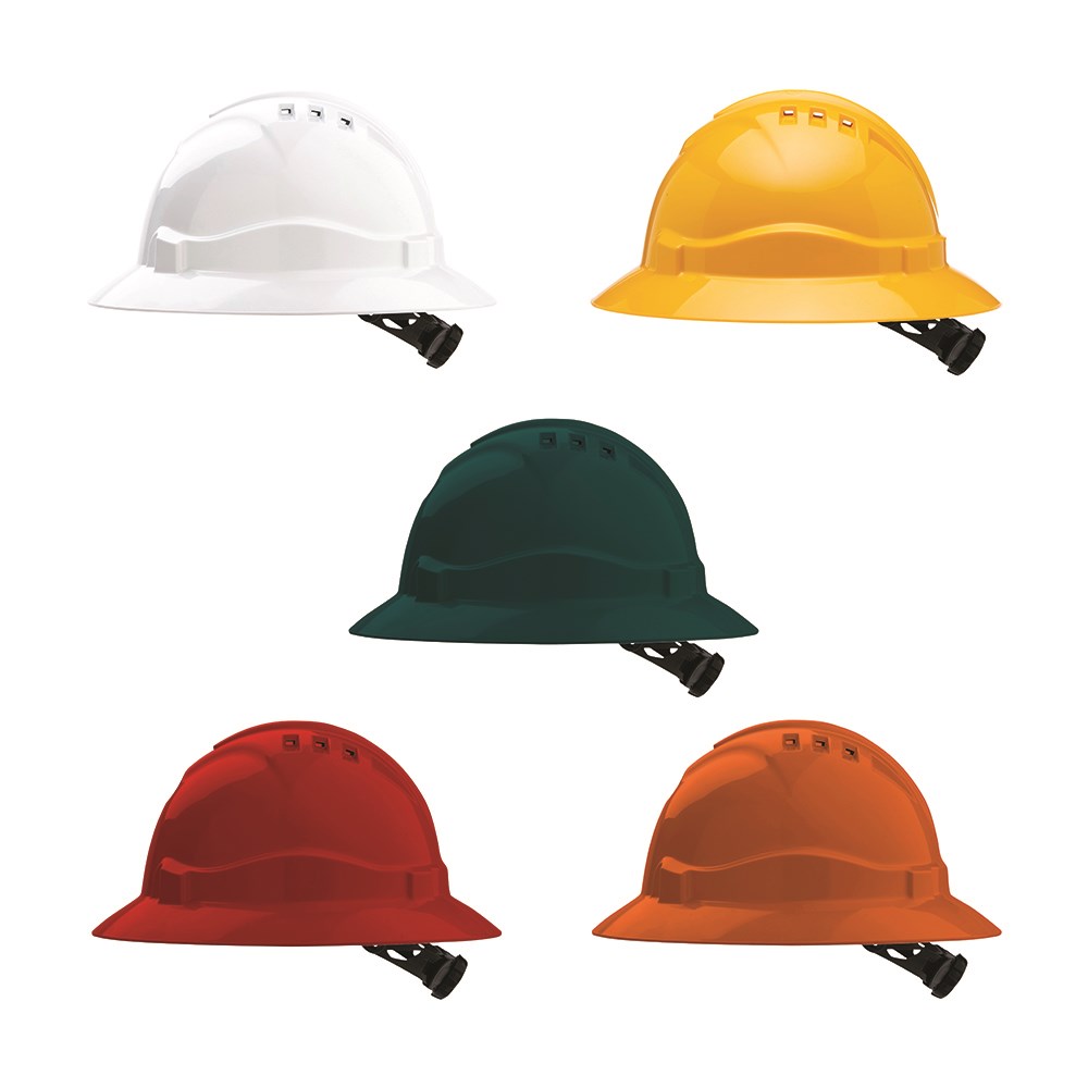 FULL BRIMMED HARD HAT V6 VENTED Harrison Packaging