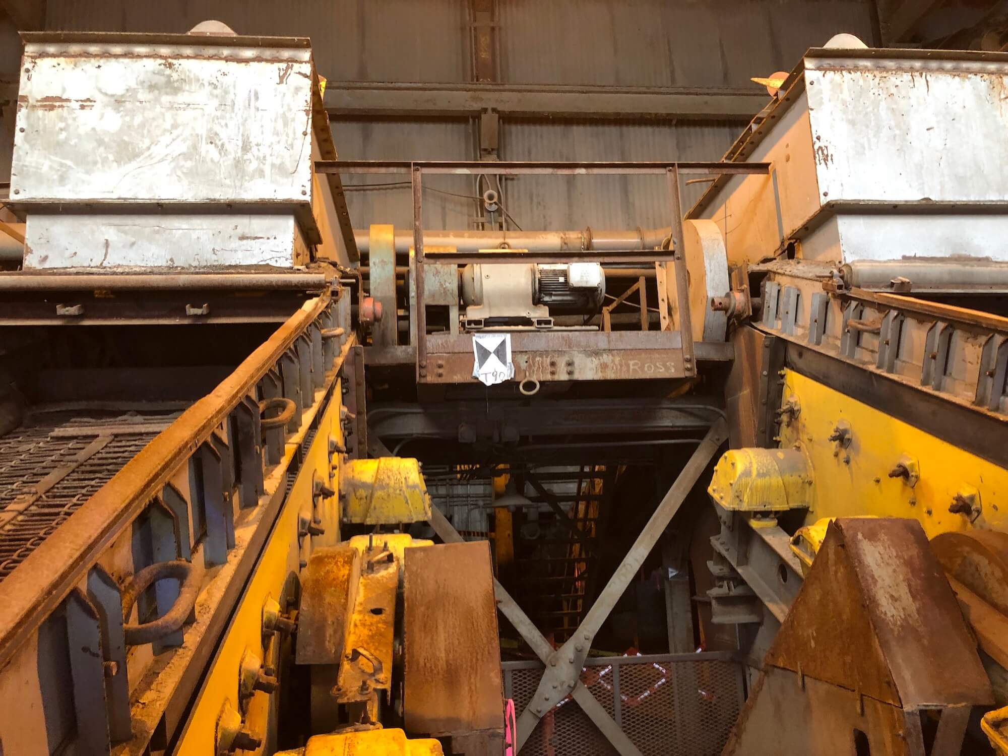 Hutchinson Salt Mine Headframe Construction Harrison Western