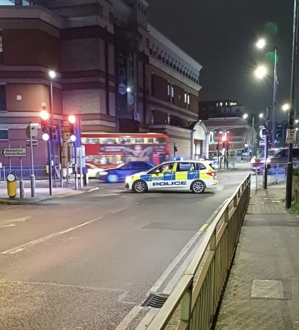 Major road in Harrow closed in both directions after collision Harrow