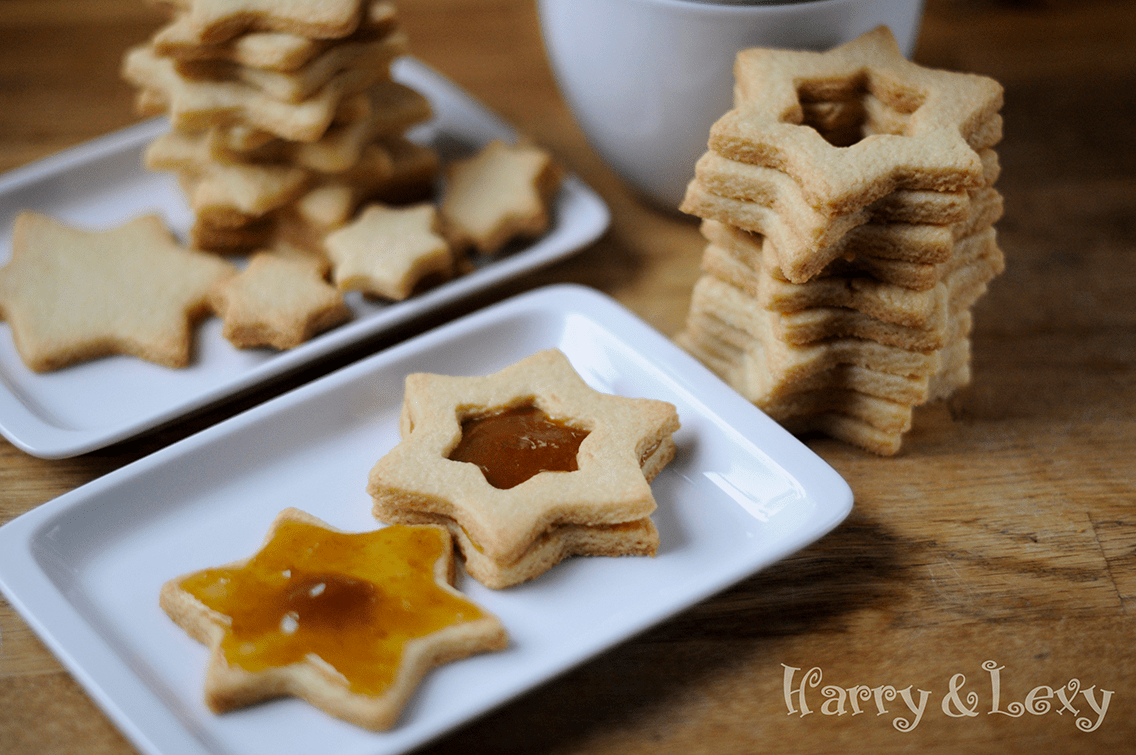 Easy Jam Sandwich Star Cookies Recipe Harry & Lexy's