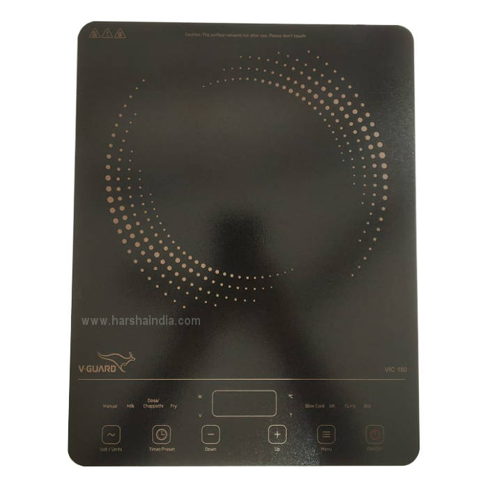 V Guard VIC 150 Induction Cooktop, Touch, Preset Menu 24 Hrs At Rs