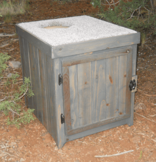 Cedar Jumbo Top Entry Litter Grey Hart and Cole Co.