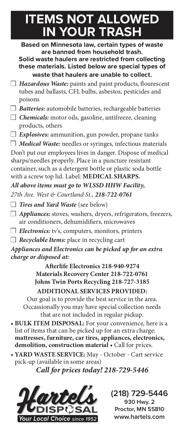SUPERIOR BIWeekly Recyling Program