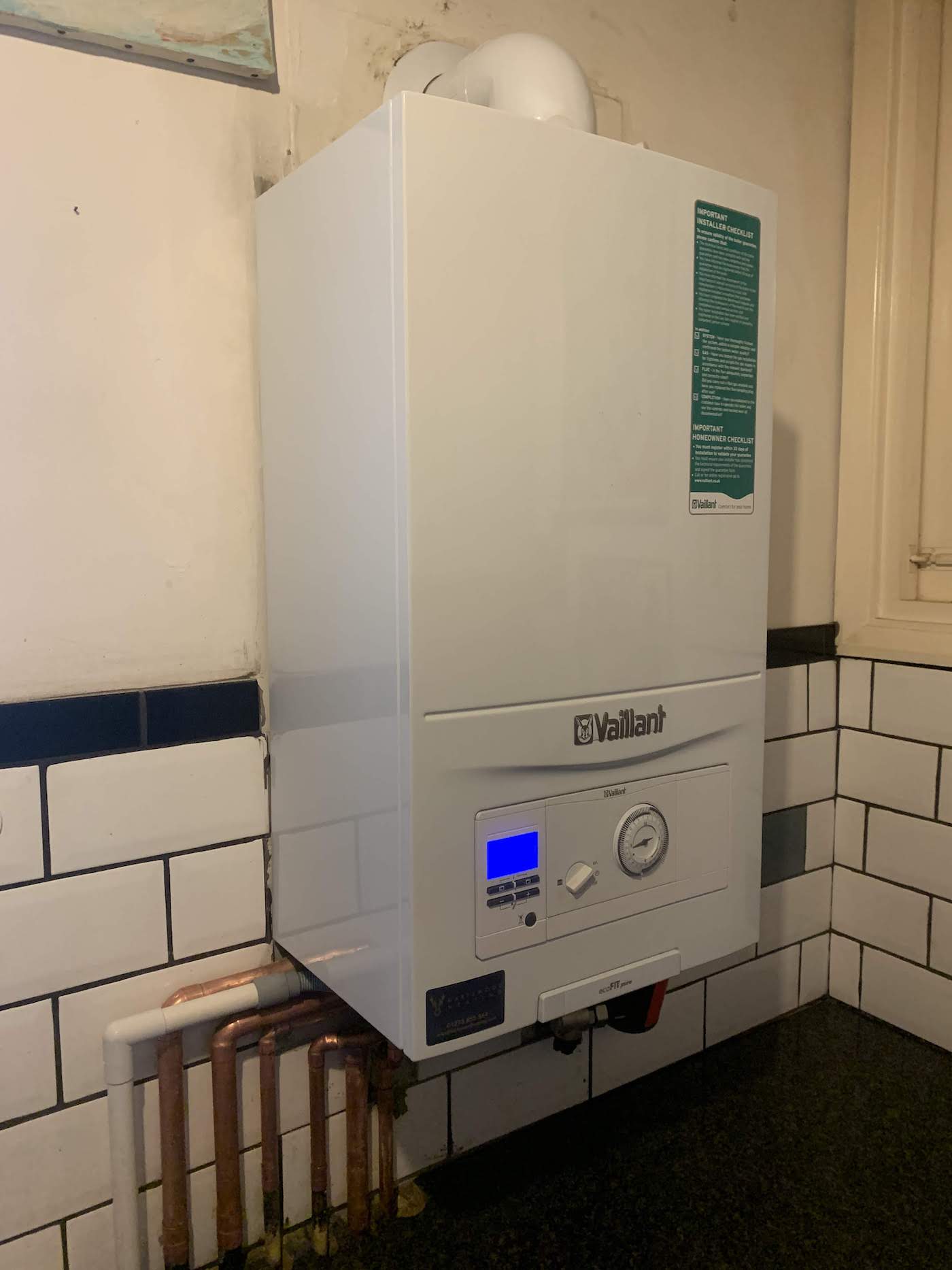 Vaillant Ecofit Pure boiler Hartswood Heating