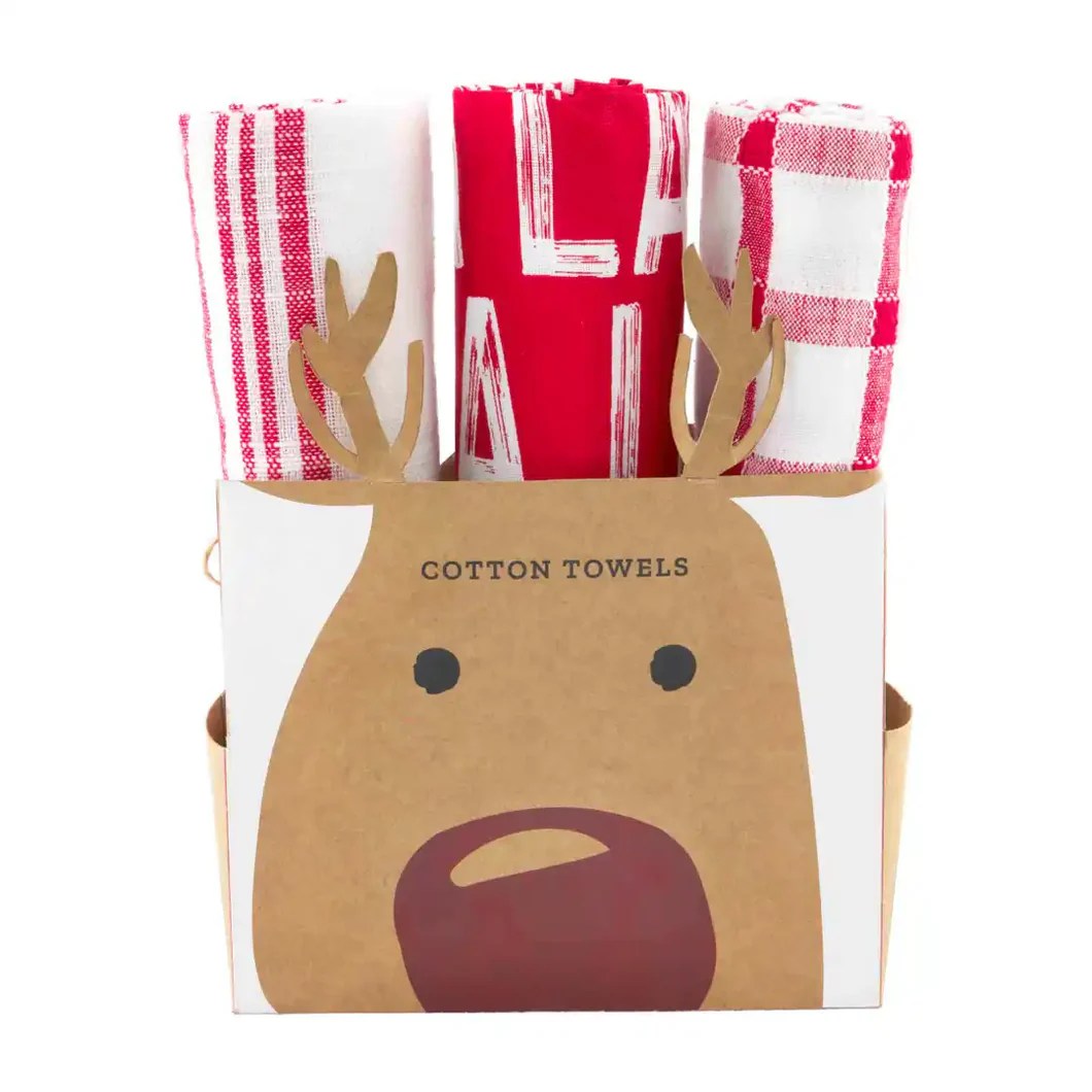 Reindeer Towel Gift Set Hartzog's, Inc.