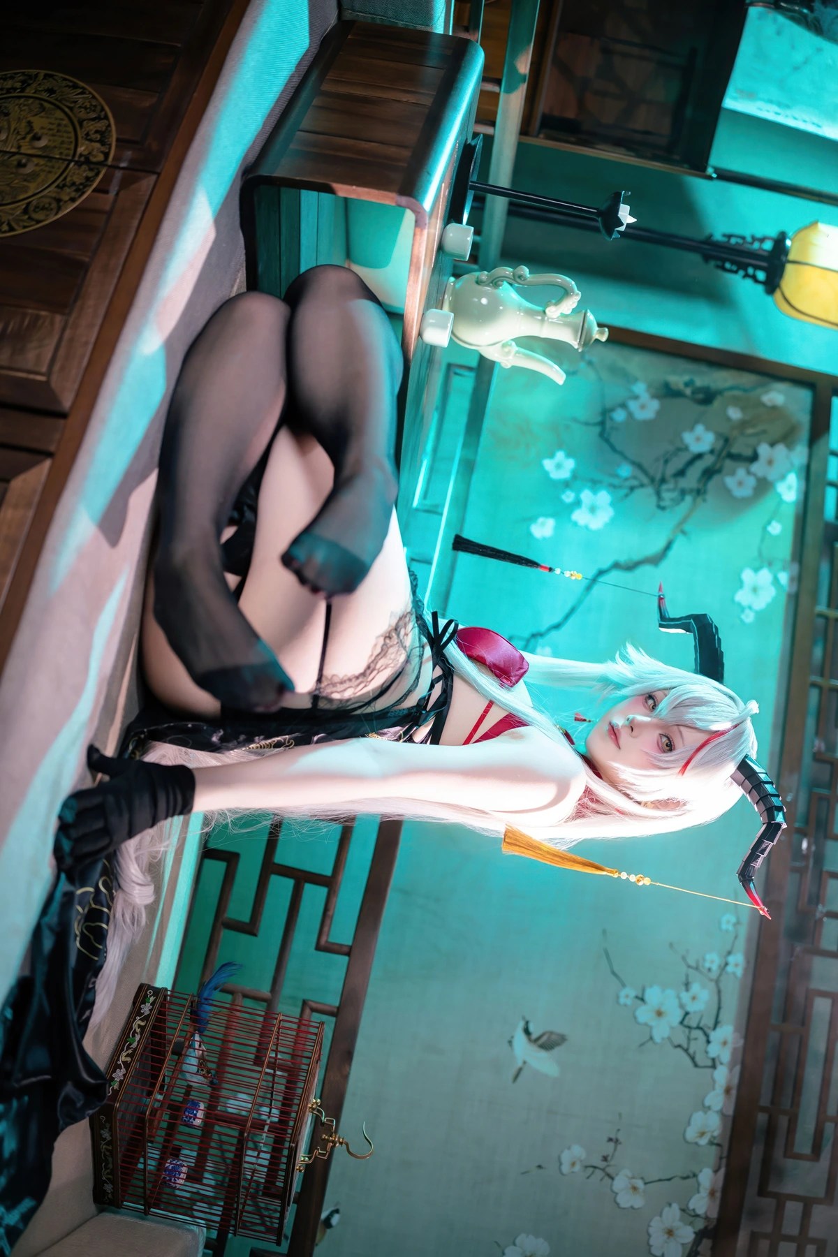 Cosplay屿鱼碧蓝航线埃吉尔旗袍