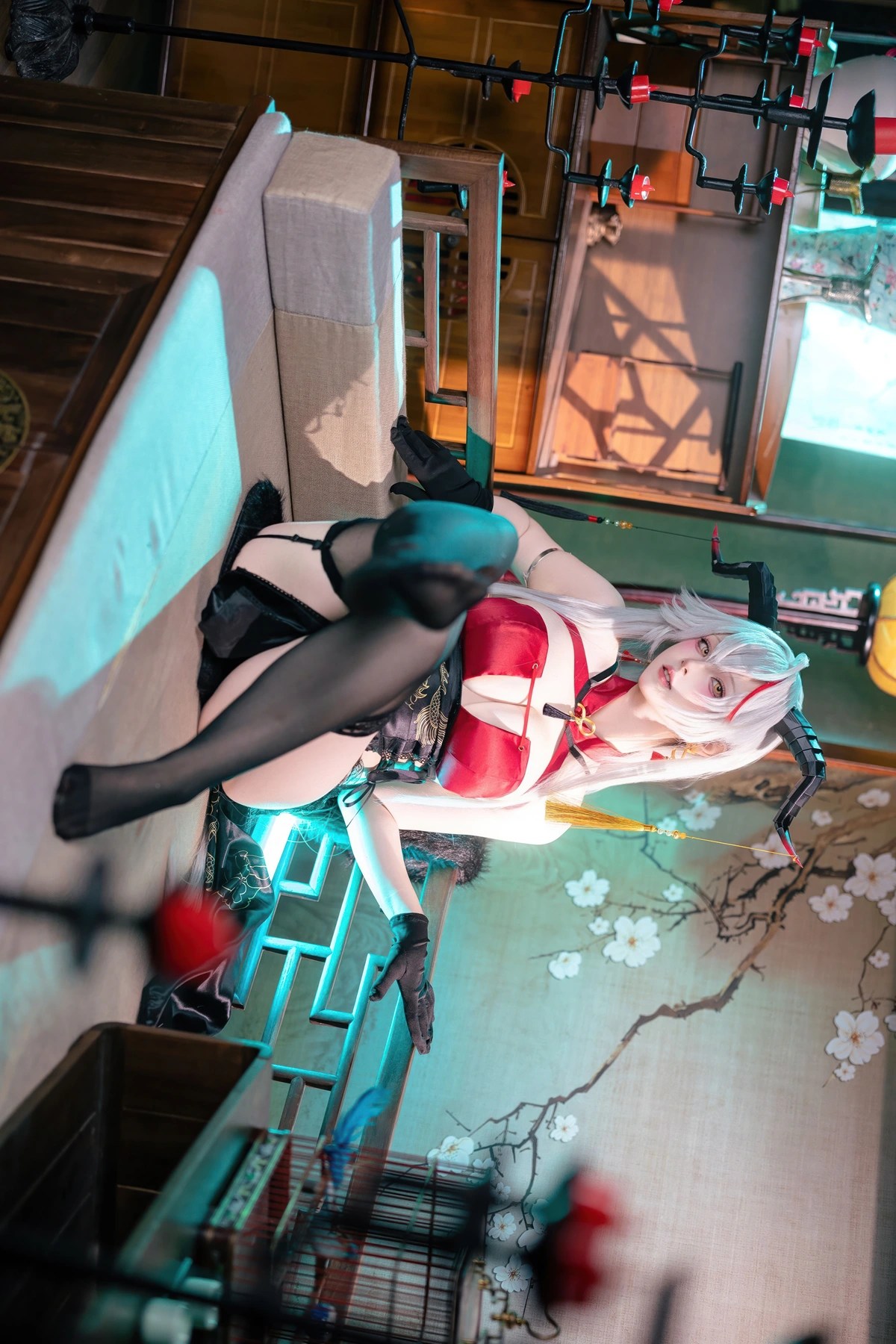 Cosplay屿鱼碧蓝航线埃吉尔旗袍