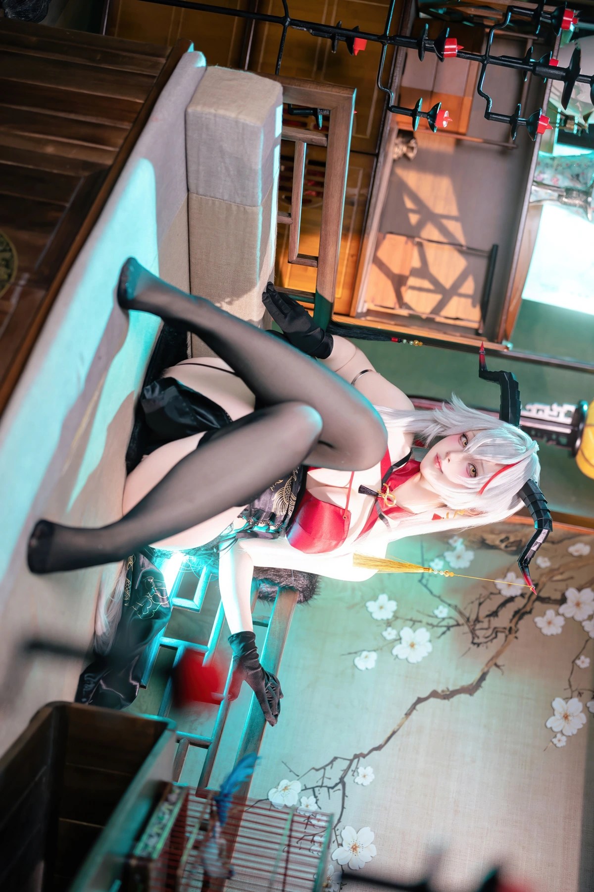 Cosplay屿鱼碧蓝航线埃吉尔旗袍