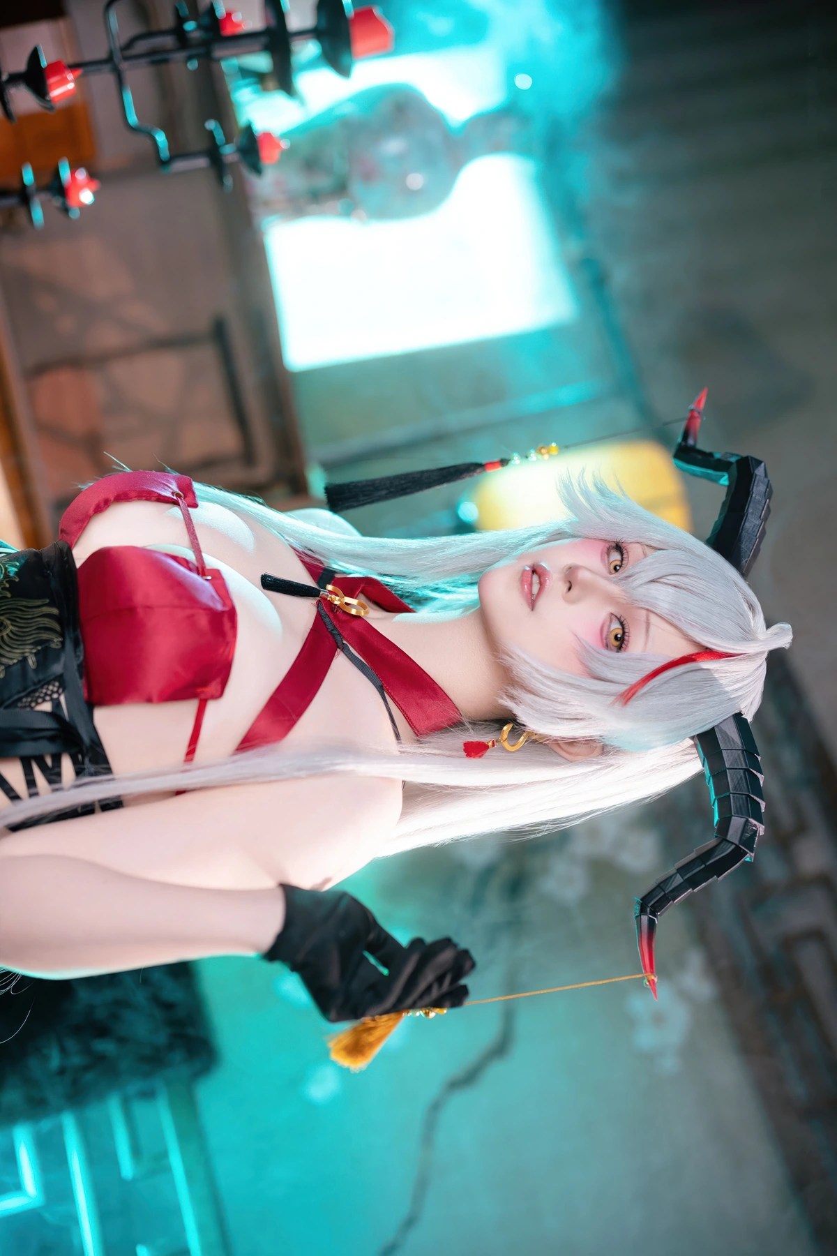 Cosplay屿鱼碧蓝航线埃吉尔旗袍