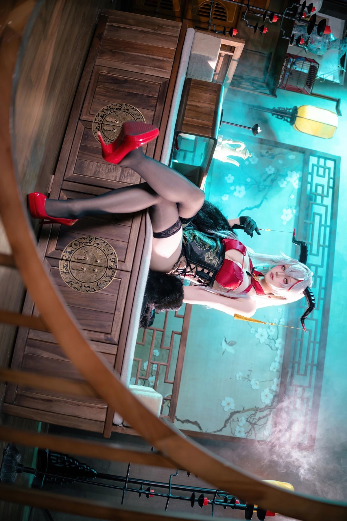 Cosplay屿鱼碧蓝航线埃吉尔旗袍