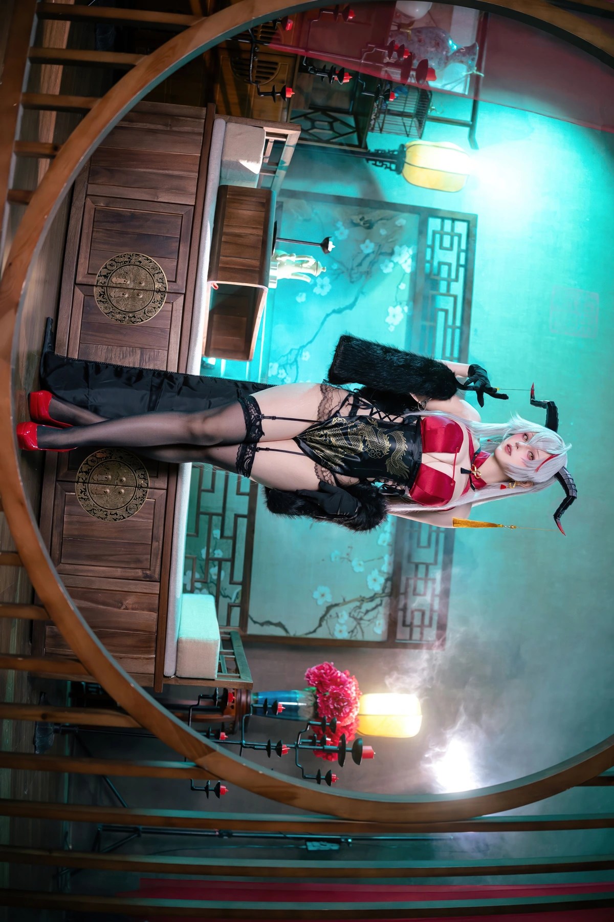 Cosplay屿鱼碧蓝航线埃吉尔旗袍