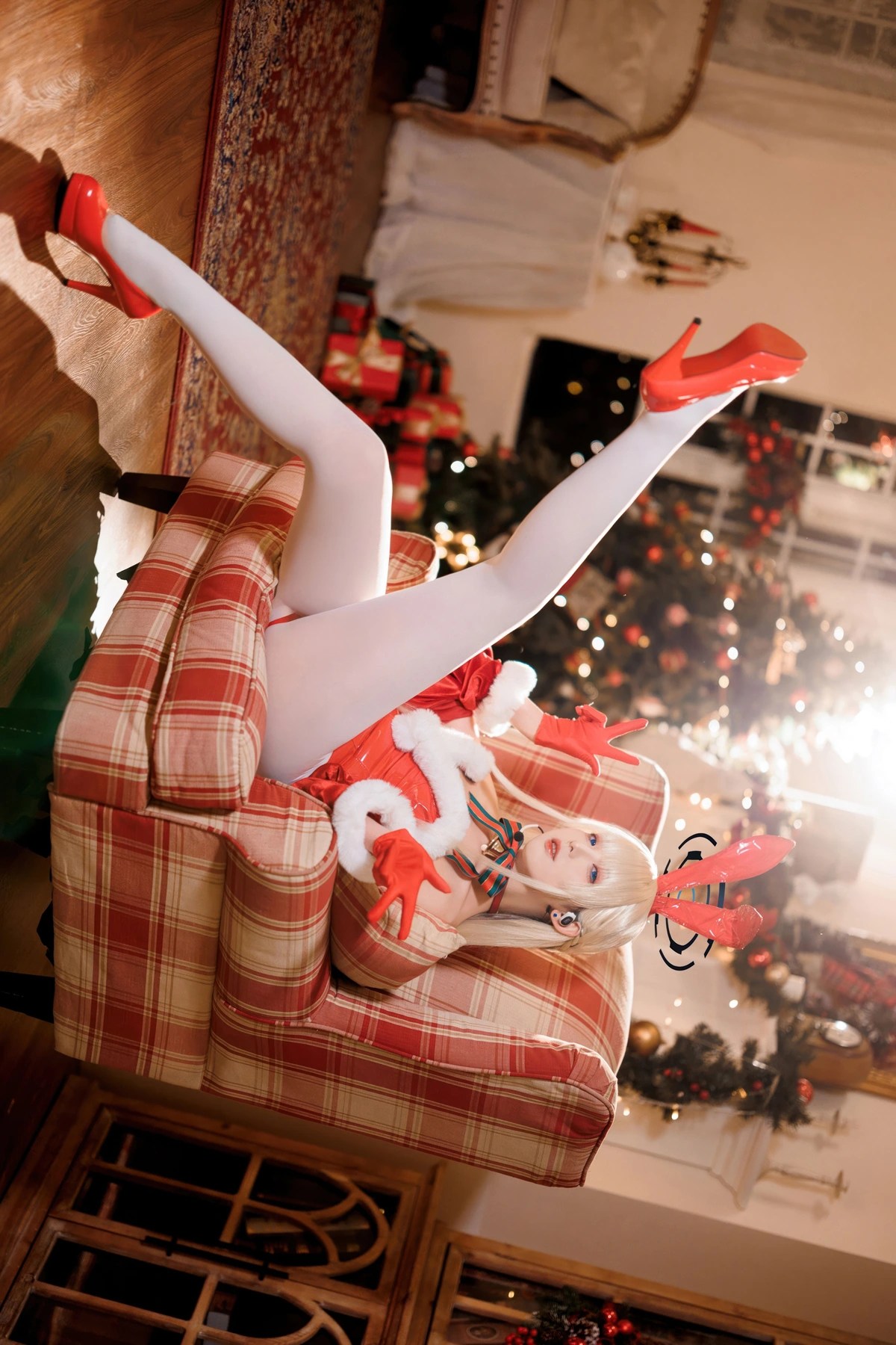 封疆疆v Cosplay 蔚蓝档案飞鸟马时圣诞主题