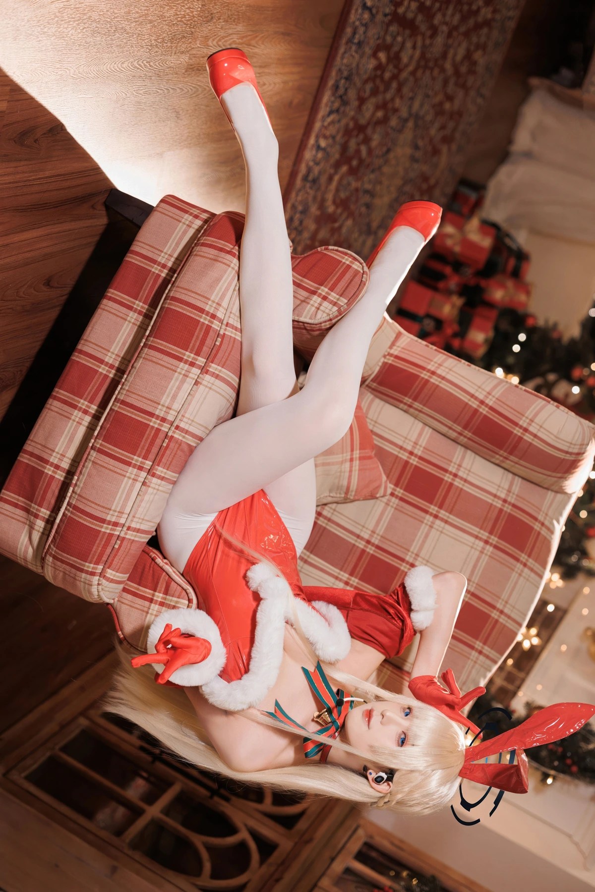 封疆疆v Cosplay 蔚蓝档案飞鸟马时圣诞主题