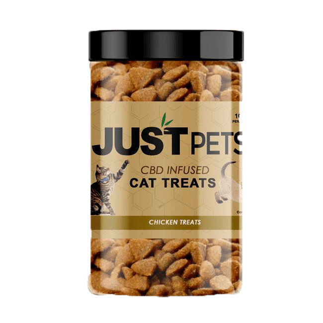 Just CBD Pets Cat Treats Chicken 100mg Harvard Distributing