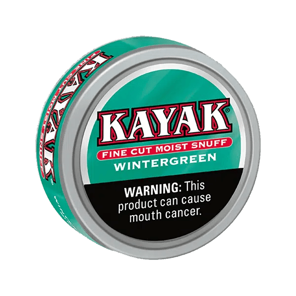 Kayak Fine Cut Wintergreen 5x1.2oz Can Harvard Distributing