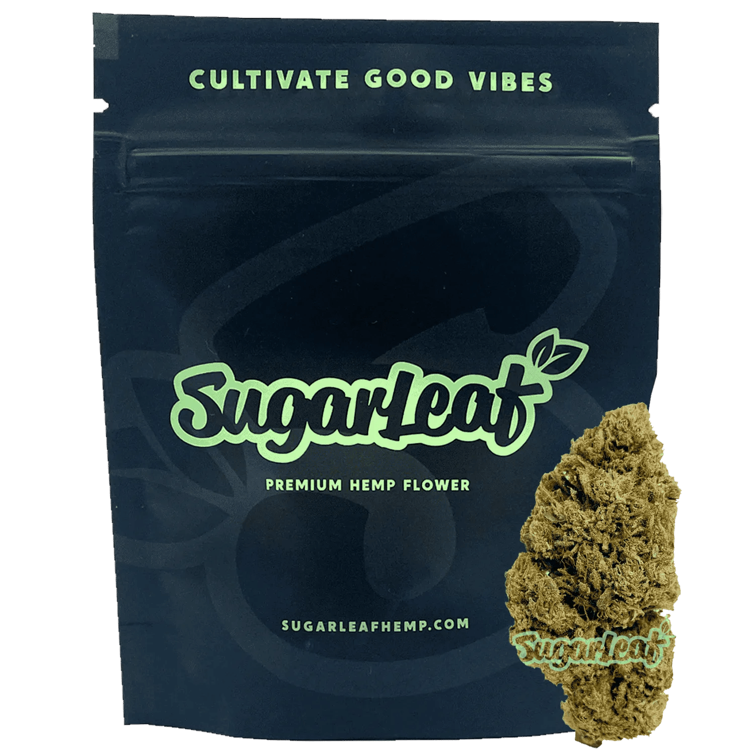 Sugar Leaf Delta 10 CBD Flower Blueberry Cake 7.0g Harvard Distributing