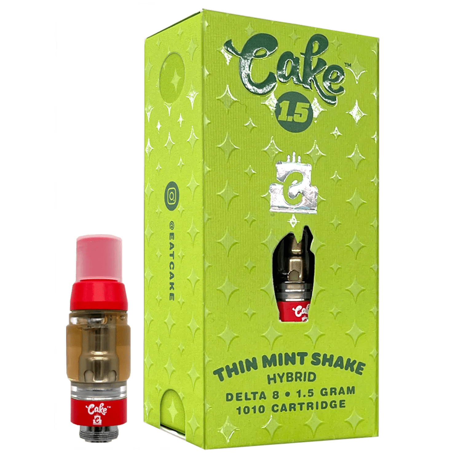 Cake Delta 8 1010 Thine Mint Shake Hybrid Cartridge 1.5ml 5ct Harvard