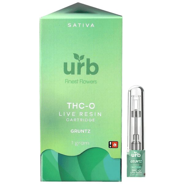 Urb Live Resin THCO Gruntz Sativa Cartridge 1ml 6ct Harvard Distributing
