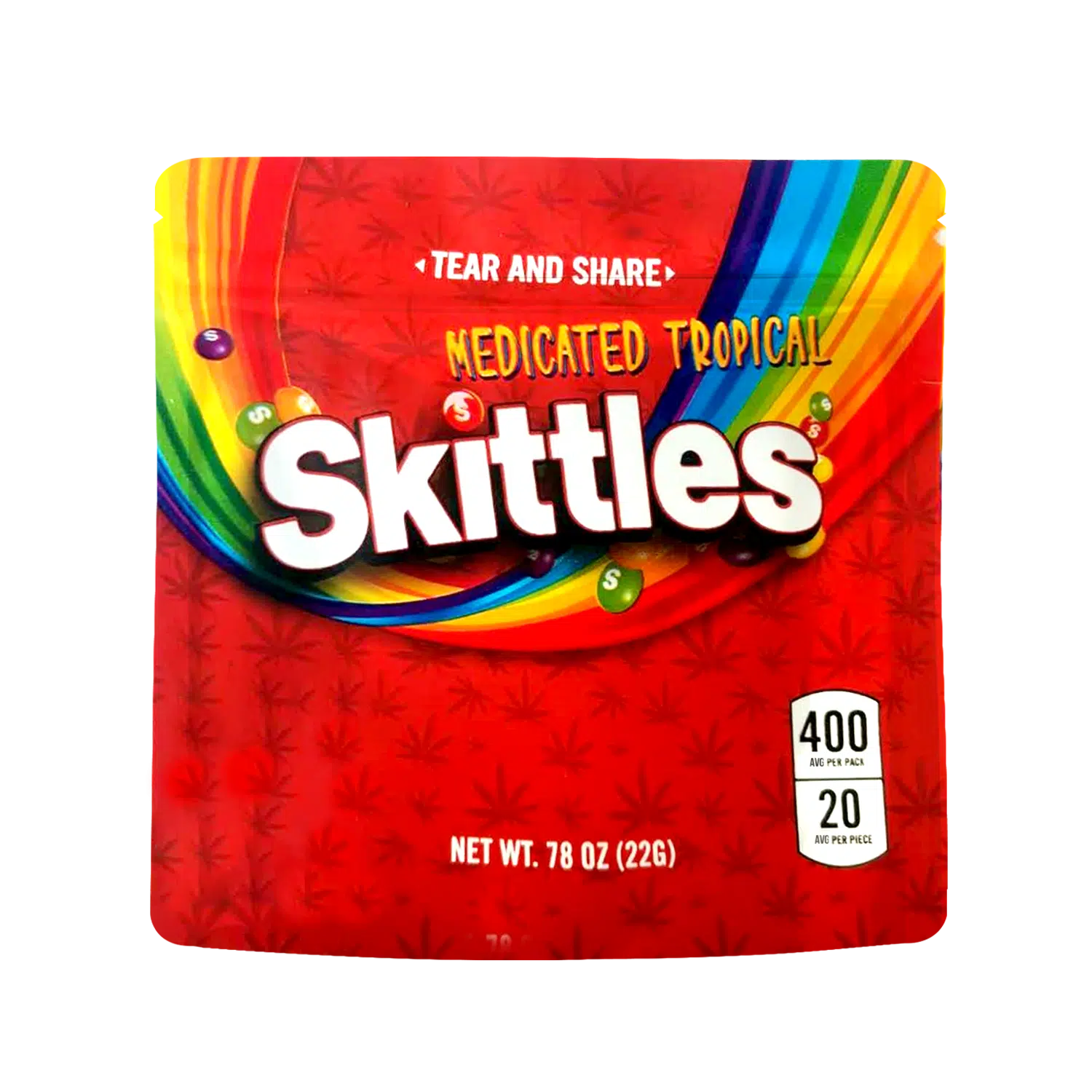 Delta 10 Candy Skittles Medicated Original Harvard Distributing