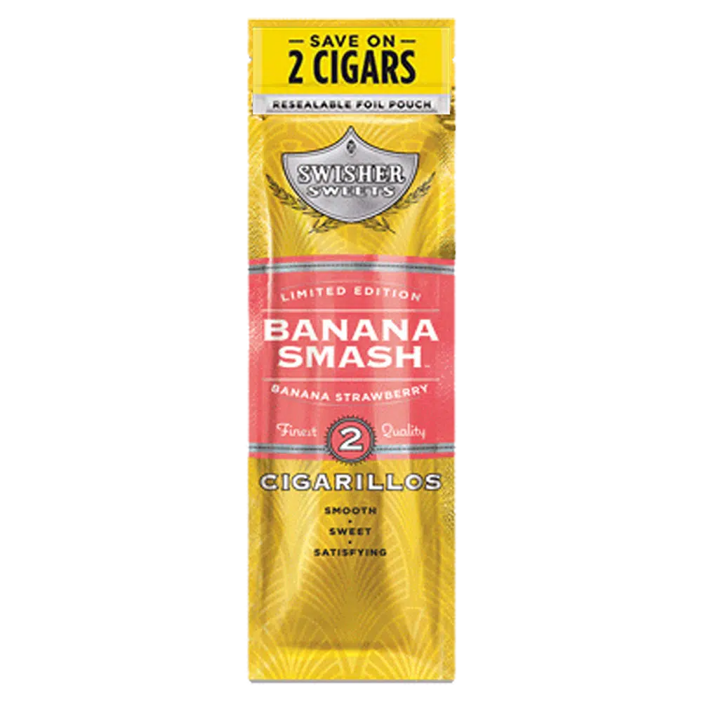 Swisher Sweet Banana Smash (Save on 2) 30/2 Harvard Distributing