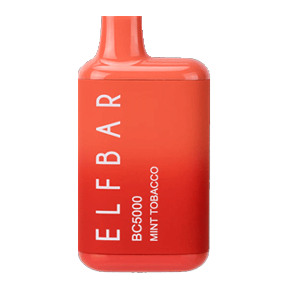 Elf Bar Disposable Mint Tobacco 5000 Puff 10ct Display Harvard Distributing