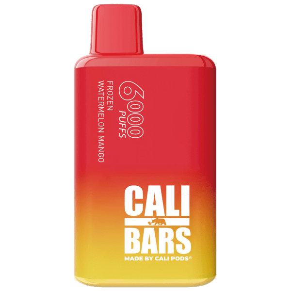 Cali Bars V2 Disposable Frozen Watermelon Mango 6000 Puff 6ct Display