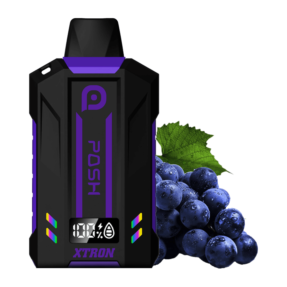 Posh Xtron Disposable Grape 5ct Display