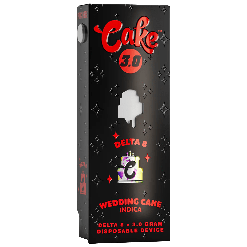 Cake Delta 8 Wedding Cake Indica Disposable 3ml 5ct