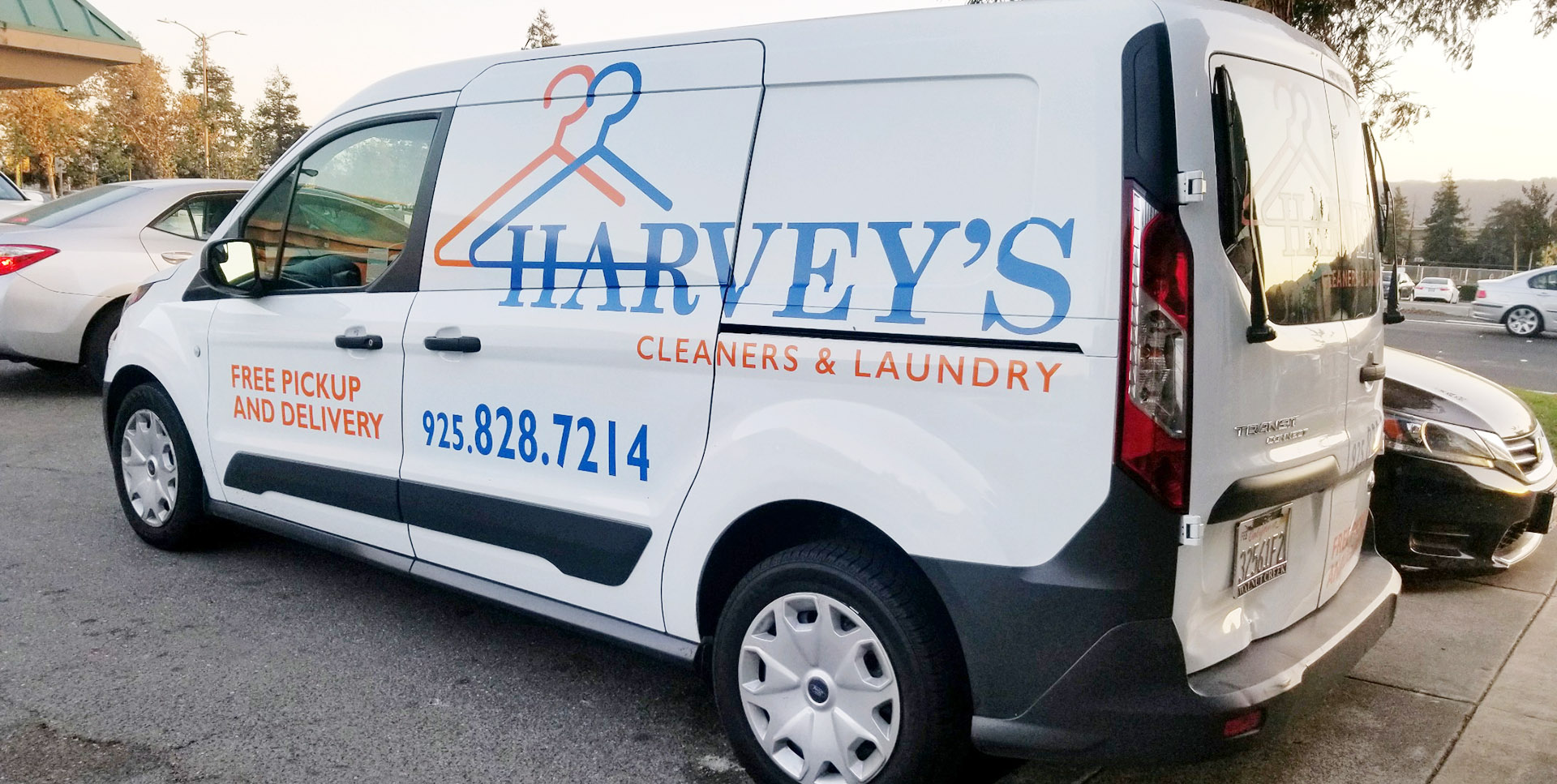 Harveys Cleaners Dublin, CA Free Delivery Service