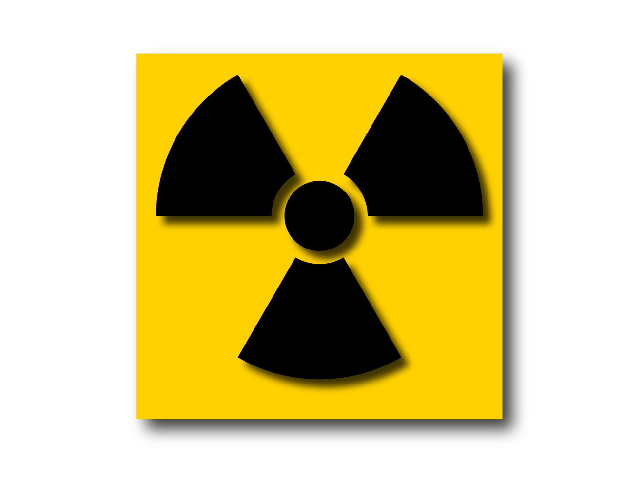 XRay Radiation Symbol Sign 6″h x 6″w Harvey Signs Inc