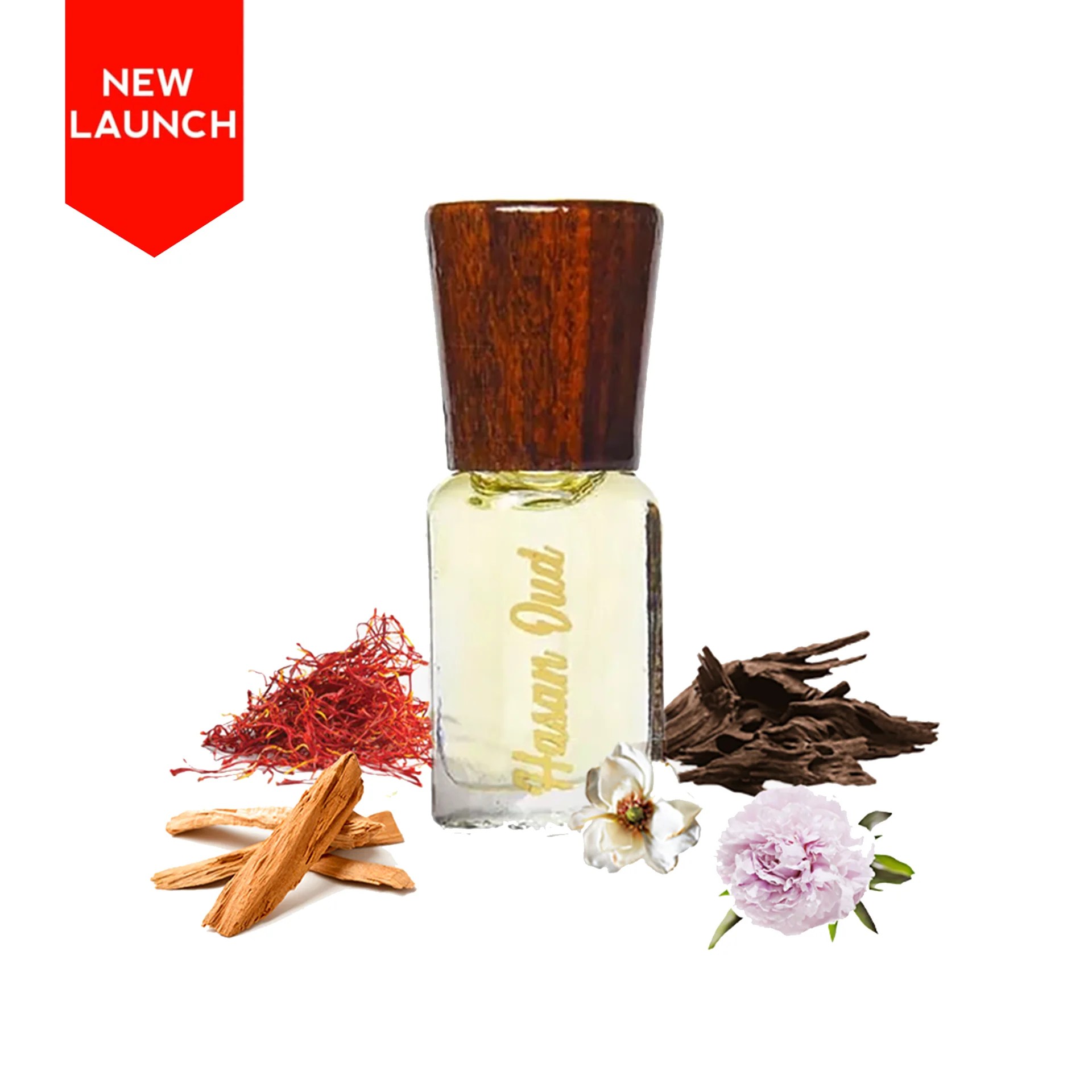 Silver Oud Premium Alcohol Free Attar Hasan Oud