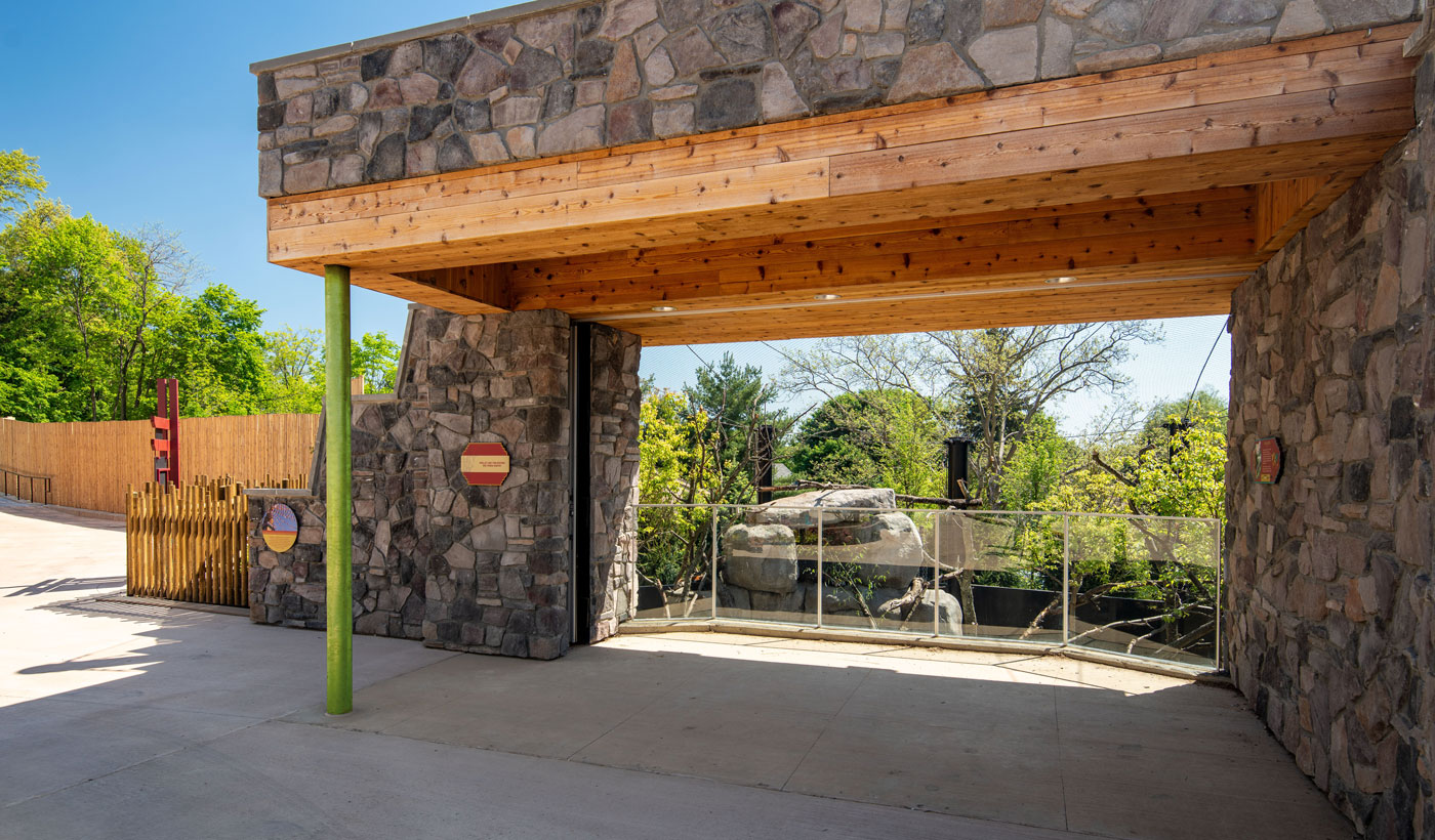 Animal Enclosure Design for the Akron Zoo Hasenstab Architects