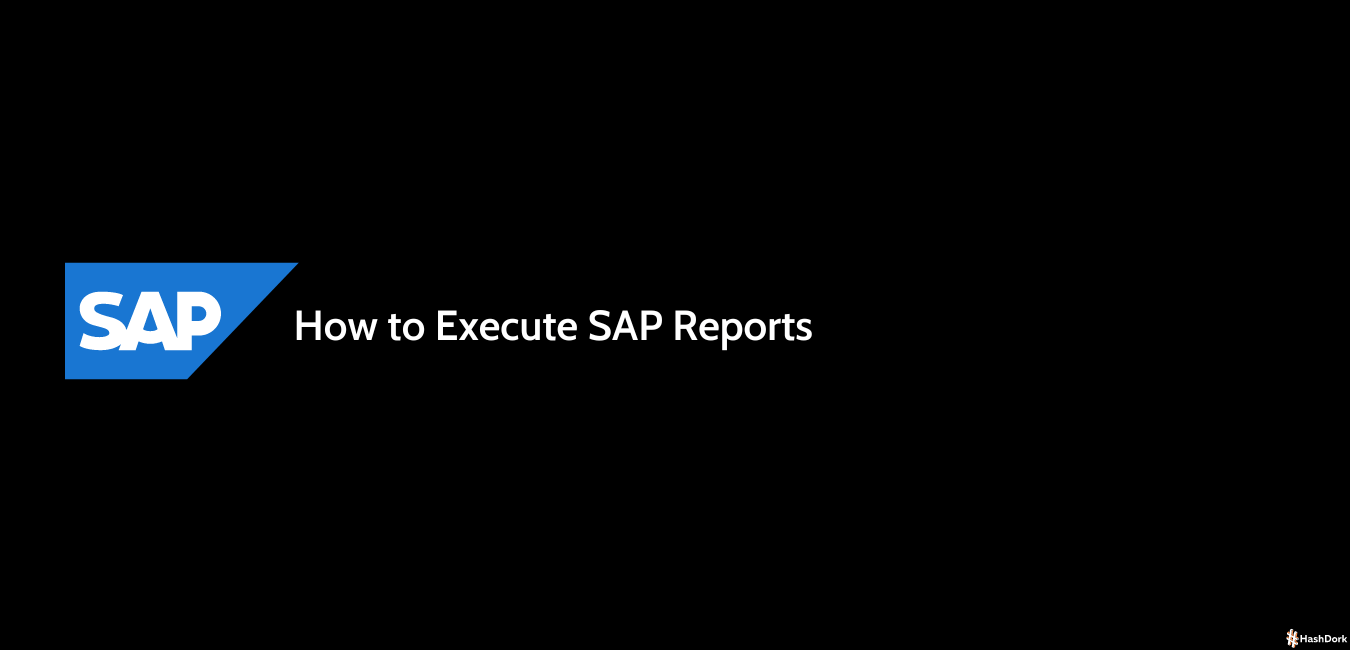 How to Execute SAP Reports HashDork