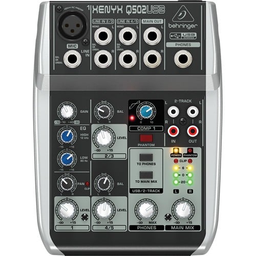 Behringer xenyx q502usb compressor - toolights