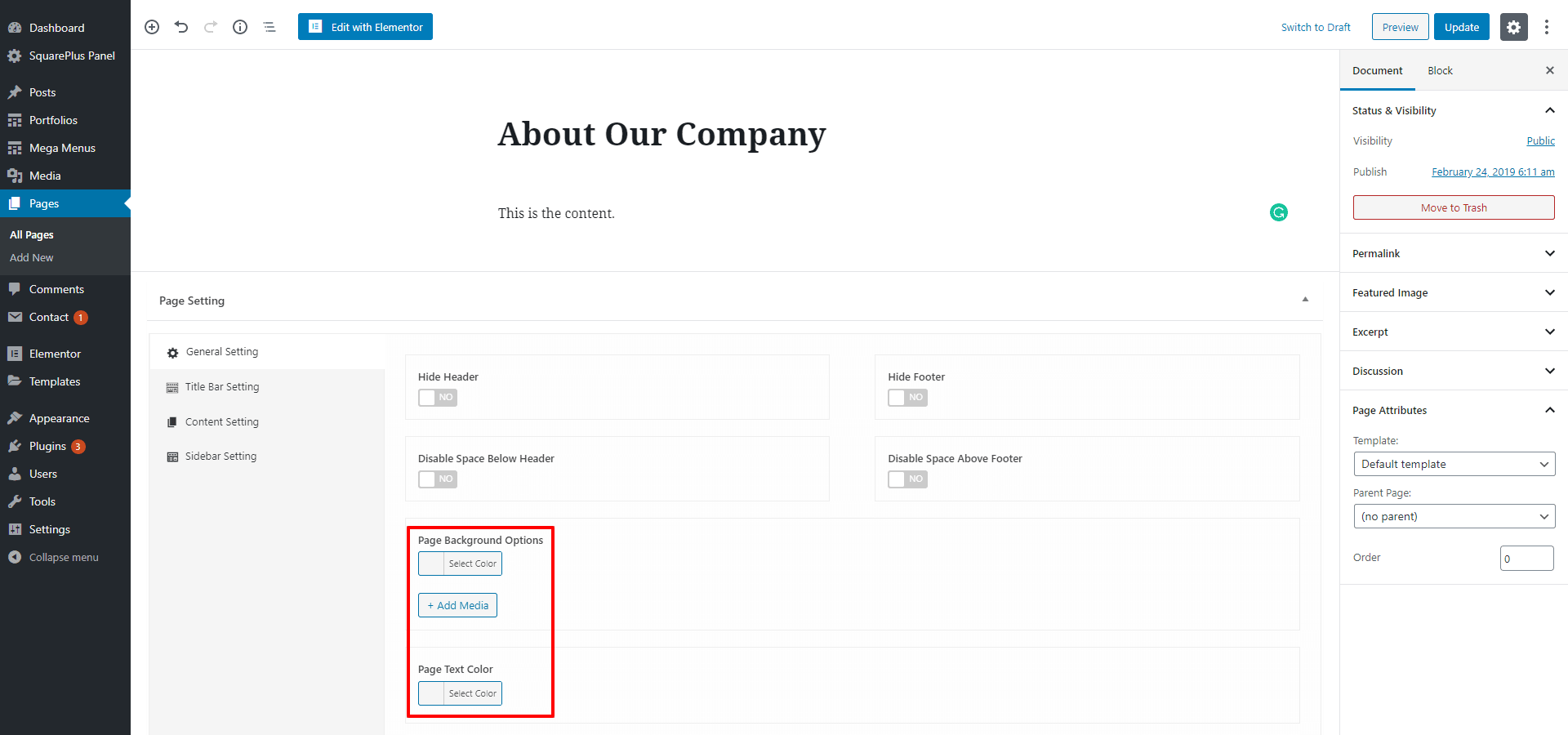 Change the Background and Text Color HashThemes