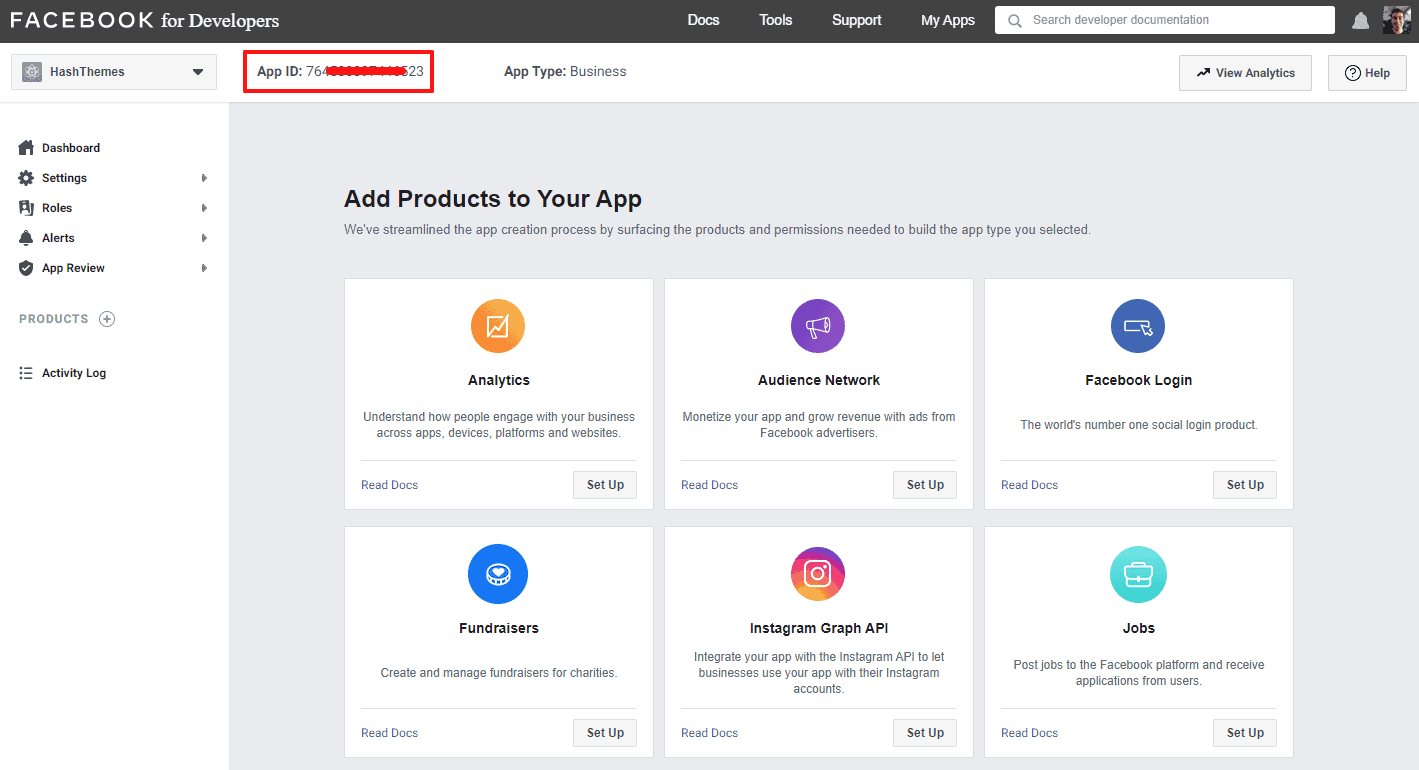 How to Generate Facebook App Id? HashThemes