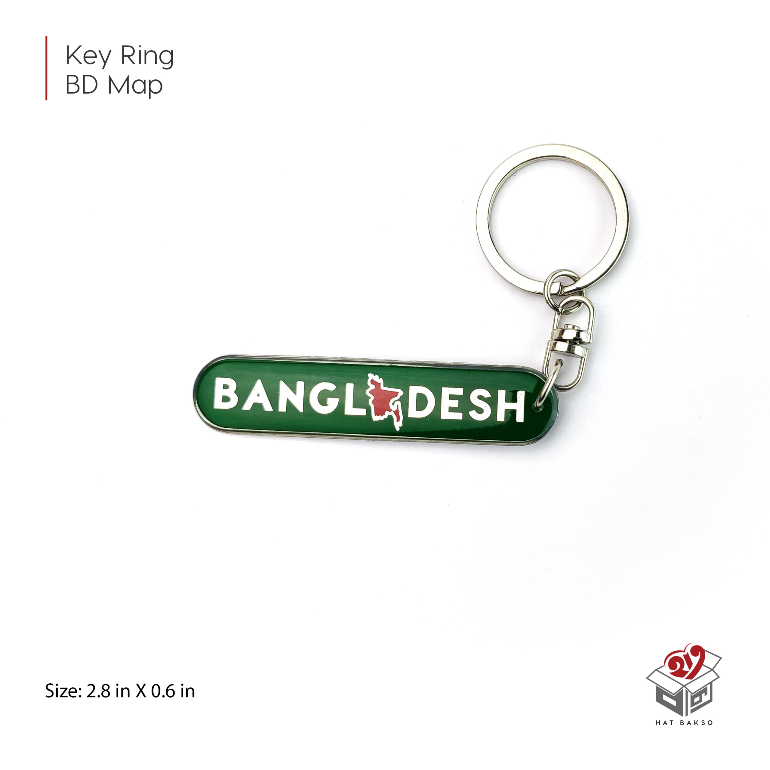 Bangladesh Map Hat Bakso Key Ring, gift, souvenir, Bangladesh,