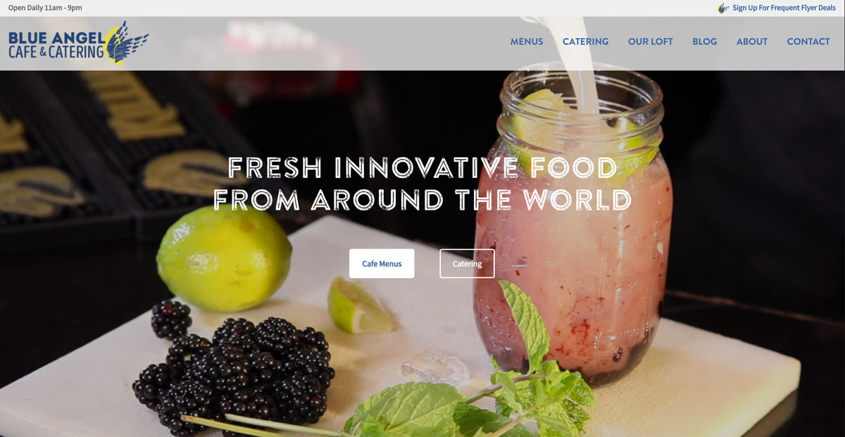 Blue Angel Cafe Hatchback Creative