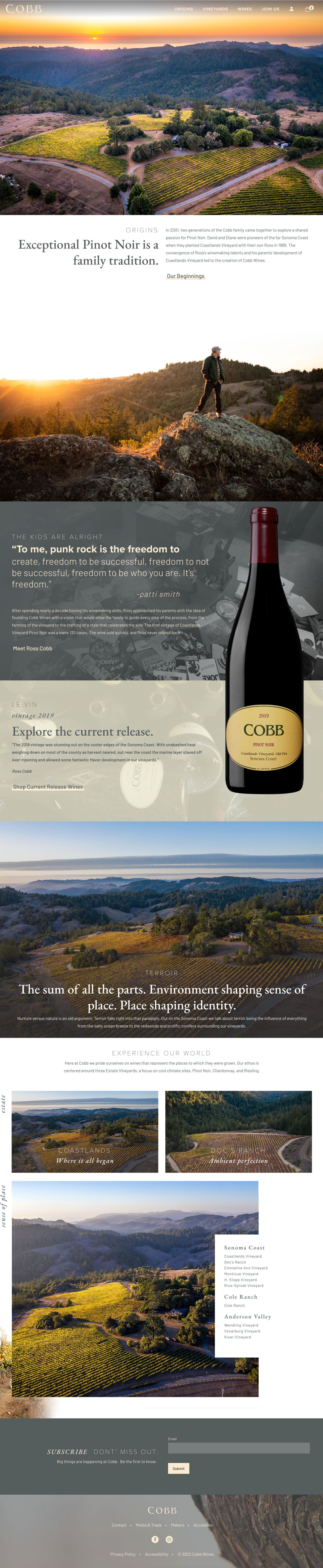 Cobb Wines Hatchback Creative