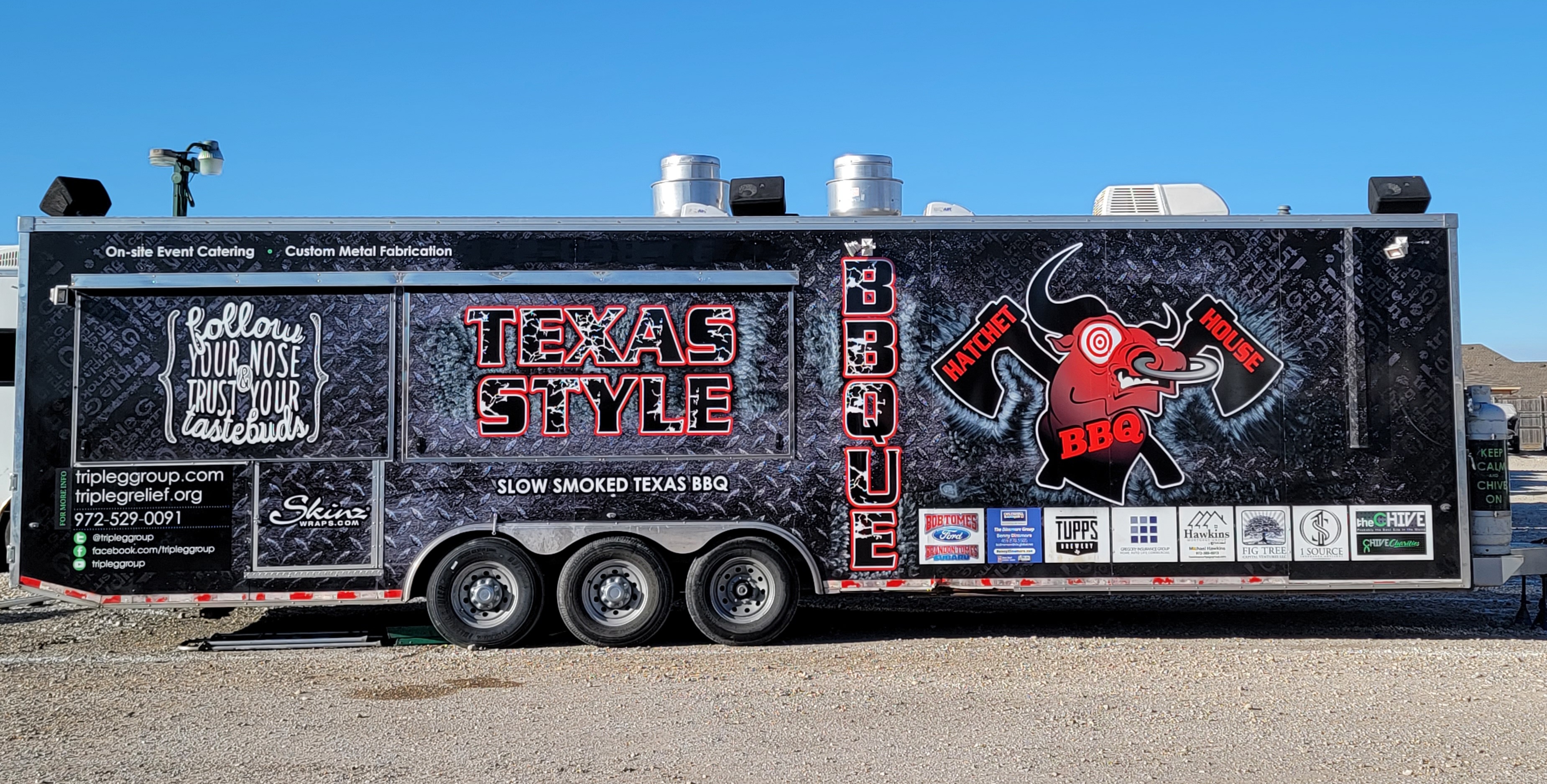 Hatchet House BBQ Texas Style BBQ, Axe Throwing, live music, karaoke