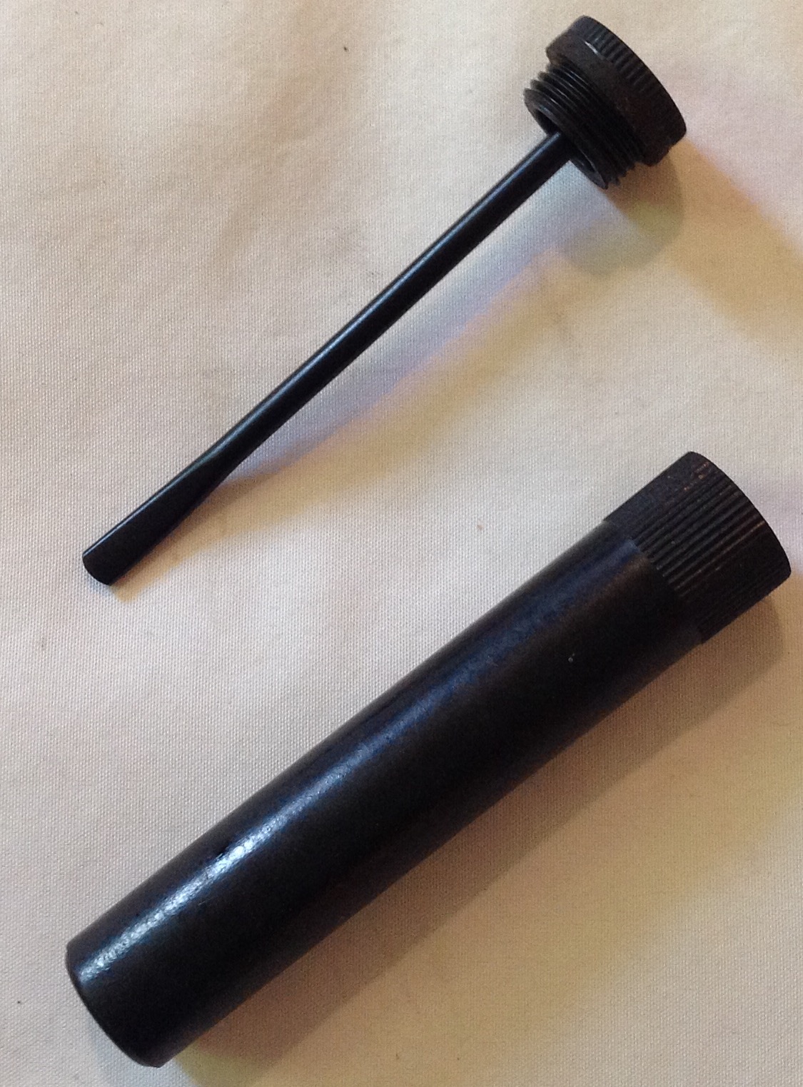 Black plastic Mk5 Rifle Oil Bottle Tales from the Supply Depot