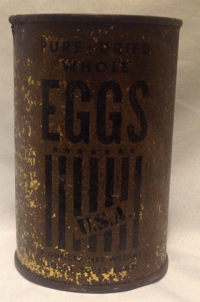 Tin of Dried Egg Tales from the Supply Depot