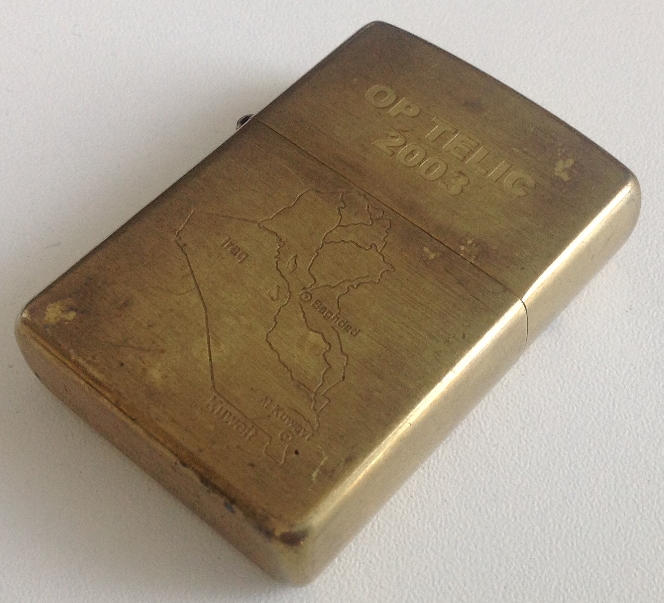 Operation Telic Zippo Lighter Tales from the Supply Depot