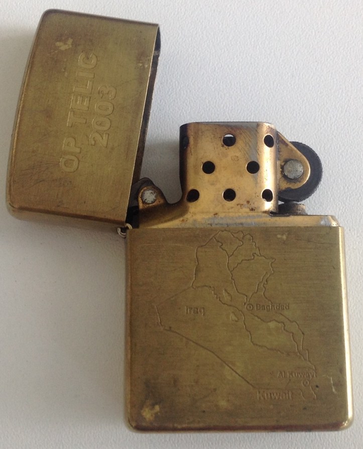 Operation Telic Zippo Lighter Tales from the Supply Depot
