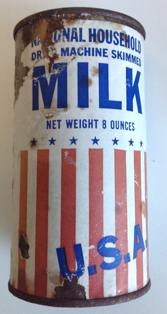 Dried Milk Tin Tales from the Supply Depot