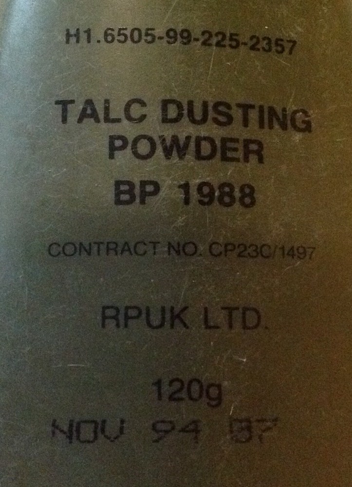 1990s Talcum Powder Tube Tales from the Supply Depot